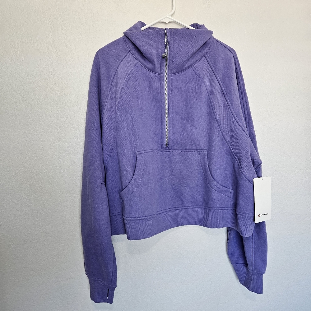 NWT Lululemon | Scuba Oversized Funnel-Neck Half Zip Purple, Womens XL / XXL - Picture 6 of 10